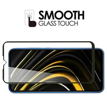 1-10 gab., ar aizsargājošu stikla poco-m3 rūdīts stikls pocophone f2 pro mi poco x3 nfc ekrāna aizsargs xiaomi poco m3 stikla