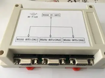 1 3 no RS232 Sadalītāja DB9 Auto Slēdzis PC, RS-232C Seriālā porta maiņa koplietošanas sadales ierīces