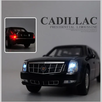 1:32 Cadillac Prezidenta Auto die cast sakausējuma auto modelis edition kolekciju automašīnas rotaļlietas dzimšanas dienas dāvana zēns bezmaksas piegāde