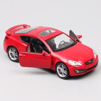 1:36 Mēroga mini Hyundai genesis coupe sport transportlīdzekļu & lējumiem pull atpakaļ Welly metāla modeļa automašīnas rotaļlietas hobijs zēni bērniem dāvanas