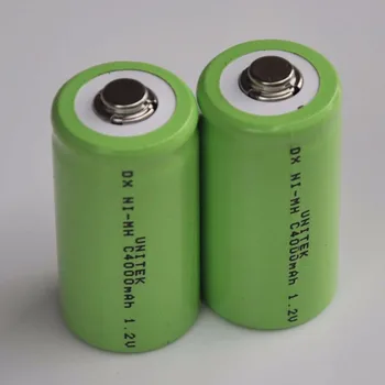 1-5gab 1.2 v Ni-Mh uzlādējams akumulators 4000mah C Izmērs R14 LR14 NiMh šūnu gāzes plīts deglis, LED kabatas lukturītis un rotaļlietas pulkstenis