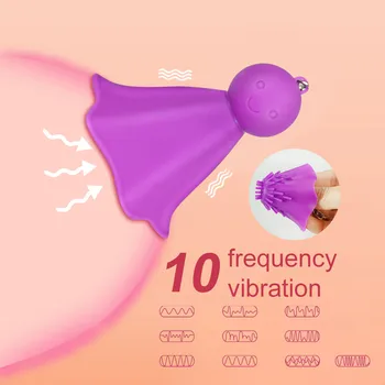 10 Režīmi Krūtsgala Stimulācijas Masāža Licking Vibrators Krūts Stimulāciju Masturbator Dzelksnis Krūtīs Masāža Seksa Rotaļlietas Sievietēm