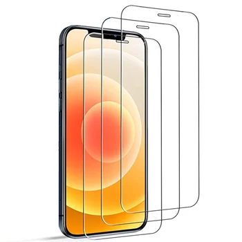 100 GAB. Ekrāna Aizsargs Filmu iPhone 11 Pro Max Skaidrs HD Rūdīts Stikls iPhone 12 Pro Max Mini Stikla