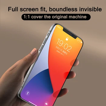 100 GAB. Ekrāna Aizsargs Filmu iPhone 11 Pro Max Skaidrs HD Rūdīts Stikls iPhone 12 Pro Max Mini Stikla