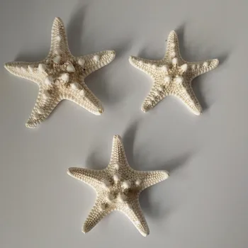 10pcs 5-8cm dabas, jūras zvaigzne Vidusjūras Stila DIY Mākslīgā jūras zvaigzne shell Grupa Kāzu mājas dekoru amatniecības balto gliemežnīcu