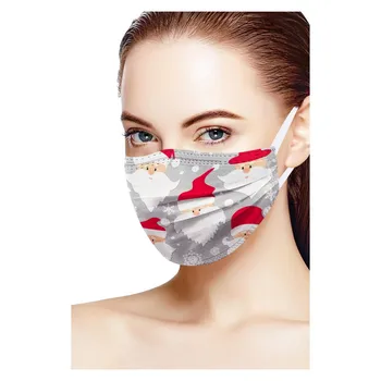 10pcs Modes Iespiesti Vienreizējās lietošanas Sejas Maska Pieaugušajiem 3 Slāni Ne-kokvilnas Mutes Maskas, Elpojošs masque маска mascarilla маски