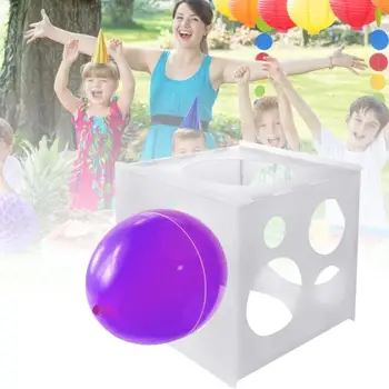 11 Caurumiem Balonu Šablonu Bumbu Kaste Arkas, Balonu Kolonnas, Padarītu Balonu Lielumu Mērīšanas Līdzeklis, lai Dzimšanas dienas svinības Apdare