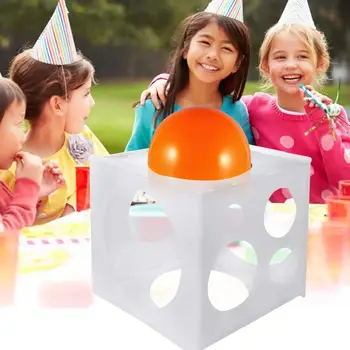 11 Caurumiem Balonu Šablonu Bumbu Kaste Arkas, Balonu Kolonnas, Padarītu Balonu Lielumu Mērīšanas Līdzeklis, lai Dzimšanas dienas svinības Apdare