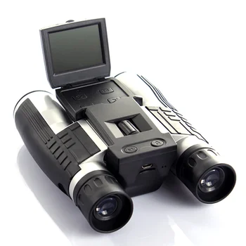 12X32 Binokļi Digitālās Fotokameras USB 1080P Video, DVR Ieraksta 2 Collu Ekrāns, 5MP CMOS Foto Tālummaiņas Teleskops Tūrisms Medības