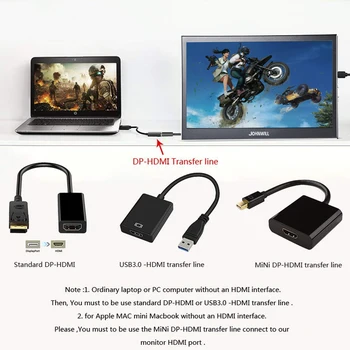 13.3 collu Monitoram Touch screen PC 1920x1080 IPS Slim Portable HDMI HD 1080P Dators, LCD Monitors, PS3 PS4 vai Xbox Aveņu Pi