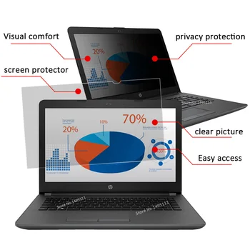 15.6 collu (344mm*194mm) Privacy Filter 16:9 Klēpjdators, Notebook datoru, Anti-glare Screen protector Aizsardzības plēves