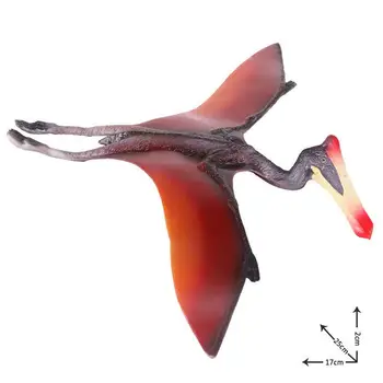 17*25*2CM/ Bērniem Dinozauru Rotaļlietas Pterosaur Dinozauru Imitācijas Modelis, Cietas Plastmasas Dinozauru Rotaļlietas Darbības Rādītāji bērniem klāt