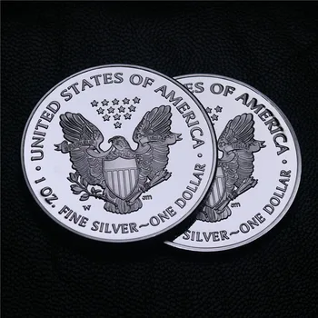 1987-2020 1 oz, Amerikas Sudraba Ērglis Monētas Sudraba Statuja Sudraba Monētas, Sudraba Josla Nav Magnētisko Kopija