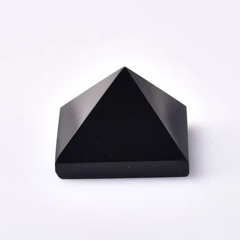 1PC Super Skaista Dabas Kristāla Obsidian Minerālu Dziedinošo Piramīdas Var Izmantot Mājas Dekorēšanai 