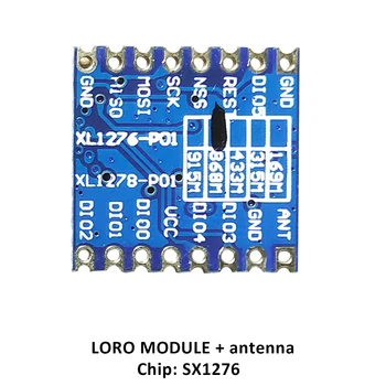 1p 868MHz super low power RF LoRa modulis SX1276 čipu tālsatiksmes sakaru Uztvērēju un Raidītāju, SPI IOT ar antenu