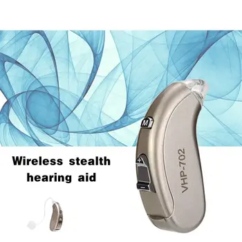 1pc Dzirdes Bezvadu Maskēšanās Digitālo Smagas Pastiprinātājs BTE Aids Skaņas Pastiprinātājs Dzirdes Palīgs Nedzirdīgiem Vecākiem