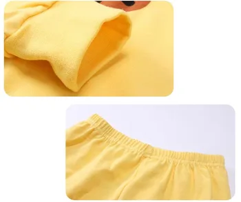 2 Gabali Zēni Meitenes Apģērbu Komplekts Pijamas Bērniem Sleepwear Kokvilnas Apģērbs Karikatūra Pidžamu Underwears 4 6 8 10 12 Gadiem