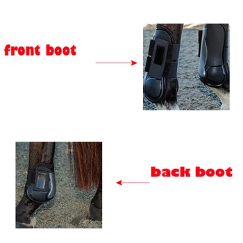 2 Pāri Zirga Cīpslas Fetlock Boots Jāšanas Lekt Kājās Aizsardzības Rīkiem, Zirgu Kāju Aizsargs Viegli Uzstādīt Zirgu Kāju Zābaki