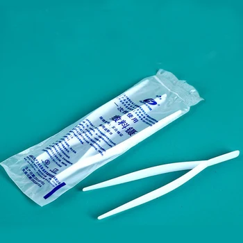 20 Gab./iepak Vienreizējās lietošanas Plastmasas Pinceti Zobārstniecības Materiāli Mērces Dezinfekcijas Sterilā Knaibles