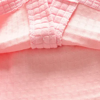 2017. gadam Infant Baby Girl Komplekts Bērniem Meitene Kokvilnas Drēbes ar garām Piedurknēm, Ziedu Krekls+ Svītrainas Bikses 2 Gab Uzvalks Meiteņu Apģērbu Komplekti JW1424