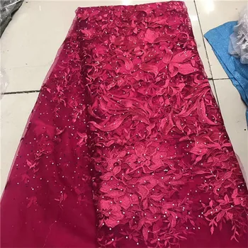 2018 Violeta āfrikas mežģīņu audumi kāzu balta royal zelta, rozā franču mežģīņu auduma ar akmeņiem jaunāko tilla mežģīņu auduma