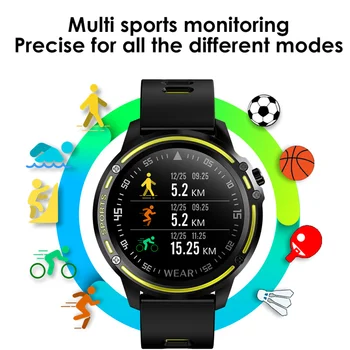 2019 Vīriešu Sporta Smart Skatīties Laika Rokas Asins Spiediena Zvanu Atgādinājumu Sirds ritma Monitors Kaloriju, iPhone, Huawei, Samsung