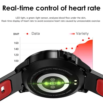 2019 Vīriešu Sporta Smart Skatīties Laika Rokas Asins Spiediena Zvanu Atgādinājumu Sirds ritma Monitors Kaloriju, iPhone, Huawei, Samsung