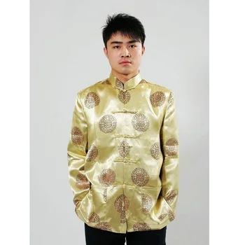 2019 tradicionālā ķīniešu apģērbi vīriešiem Top tang uzvalks Jaunā Gada Dāvanu Puse
