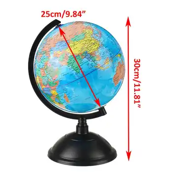 20cm LED Gaismas Pasaules Zemes Globuss Karte Ģeogrāfija Izglītības Rotaļlieta Ar Statīvu Bērniem, Mājas Dekoru Miniatūras Dāvanu Skolas Piederumi