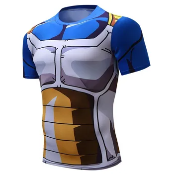27 Krāsas Cilvēks Kompresijas Apģērbu, Anime T-krekli, Kostīmu Vegeta Son Goku Streetwear Fitnesa Zeķes Šorti Sportwear S-3XL