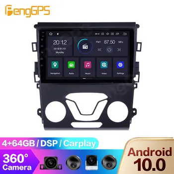 360 Kamera, DVD Atskaņotājs Ford Mondeo 5-2019 Android Multimediju Radio, GPS Navigācija, Carplay DSP Touch Screen Headunit PX6