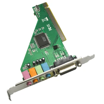4.1 CH CMI8738 Audio Kartes DLS Datoru Chipset Iekšējā HIFI galda DATORU PCI Portu Ar Driver CD, Praktiski Elektronisko Komponentu