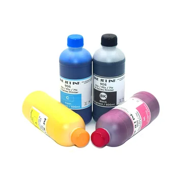 4*500ml/ Krāsu HP711 Taras Pigmenta Uzpilde Tintes Komplekts HP Designjet T120 T520 Printera Kasetnes un Ciss