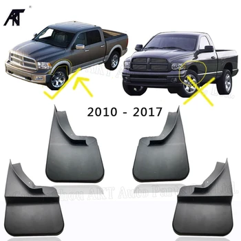4GAB/set Black for: Dodge Ram 1500 2500 3500 dubļu sargi 2009-2017 Splash Sargi Dubļu Sargi