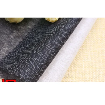 5-10m/lot30g/40g/60g balta, melna viena puse līmi neausta auduma, papīra Dzelzs par starplīniju fabricpatchwork accessories2176