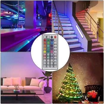 5050 LED Sloksnes Mūzikas Sinhronizācijas TV Fona Apgaismojums Bluetooth 12V Led Gaismas Guļamistaba Dekorēšana Viedtālrunis APP Kontroles Strip Gaismas