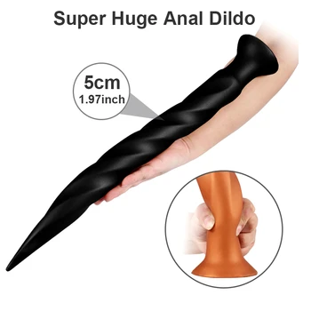 50cm Silikona Super Garš Anālais Plug Vīriešiem Prostatas Masāža Lielu Dildo Anālo Seksa Rotaļlietas Sievietēm Butt Plug Erotiska Seksa Rotaļlietu G Spot