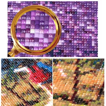 5D Diy Dimanta Glezna Ainava, Saulriets, Ūdens un Skaistums Acis Pilnu Kvadrātveida Rhinestone Mozaīkas Cross Stitch Dimanta Izšuvumi Māksla