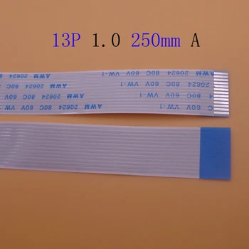 5gab 13pin FFC ražošanas procesu kontroles dzīvoklis elastīgu kabeli, 1.0 mm piķis 13-pin A-tipa uz priekšu, garums 250mm lentes elastīgu kabeli