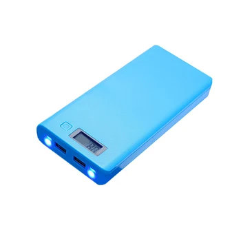 8*18650 Akumulatora Turētājs Dual USB Power Bank Akumulatora Kaste Mobilo Telefonu Lādētāju DIY Apvalks Gadījumā Uzlādes Uzglabāšanas Gadījumā Xiaomi
