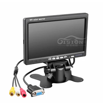 9inch Gsion VGA HD Auto Monitors AHD Transportlīdzekļa Automašīnas Mobilā Dvr Kamera