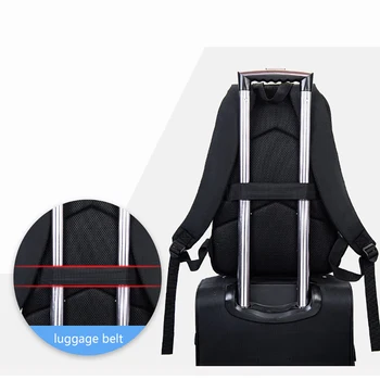 AIKS MARTI Vīriešu Slim Laptop Backpack 15.6 Collu Biznesa Darbs Sievietēm Black Ultravieglajiem BackpackBackpack Soma Unisex Plānas Back Pack