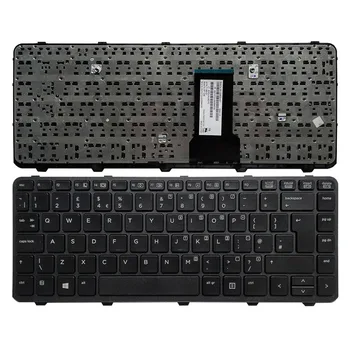 AK Tastatūra HP ProBook 430 G1 Black klēpjdators tastatūra 711468-031 Ar rāmi