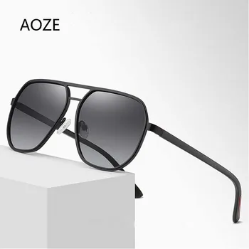 AOZE 2020. gadam Metāla +TR Vintage Vīriešu Saulesbrilles Vīriešiem Polarizētās Classic Saules Brilles Sieviešu Ēnā Vīriešu Braukšanas Aksesuāri, Briļļu