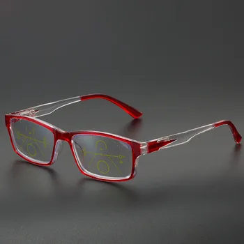 Ahora Lasīšanas Brilles Multifokāla Vecuma Tālredzība Brilles Smart Zoom Titāna Pakāpeniski Lasījumā Dioptriju Brillēm +1.0 1.5 2 2.5