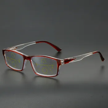 Ahora Lasīšanas Brilles Multifokāla Vecuma Tālredzība Brilles Smart Zoom Titāna Pakāpeniski Lasījumā Dioptriju Brillēm +1.0 1.5 2 2.5