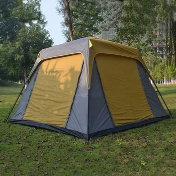 Alltel Ultralarge 300X270X210CM 4-6 persona izmanto automātiskā ar moskītu neto dzelzs pole kempinga telts