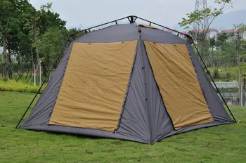 Alltel Ultralarge 300X270X210CM 4-6 persona izmanto automātiskā ar moskītu neto dzelzs pole kempinga telts