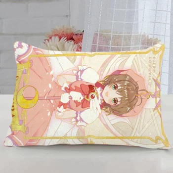 Anime Cardcaptor Sakura Sakura Kinomoto Spilvendrānā Augstas Kvalitātes Spilvendrāna Dekoratīvā Spilvena Segums Droping Kuģniecības Dekoratīvie
