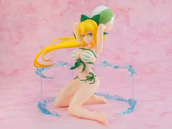 Anime EXQ Zobens Mākslas Online Asada Shino Asuna Kirigaya Suguha PVC Rīcības Attēls Rotaļlietu Pieaugušo Kolekcijas Modeļu Lelle Bērniem Dāvanas